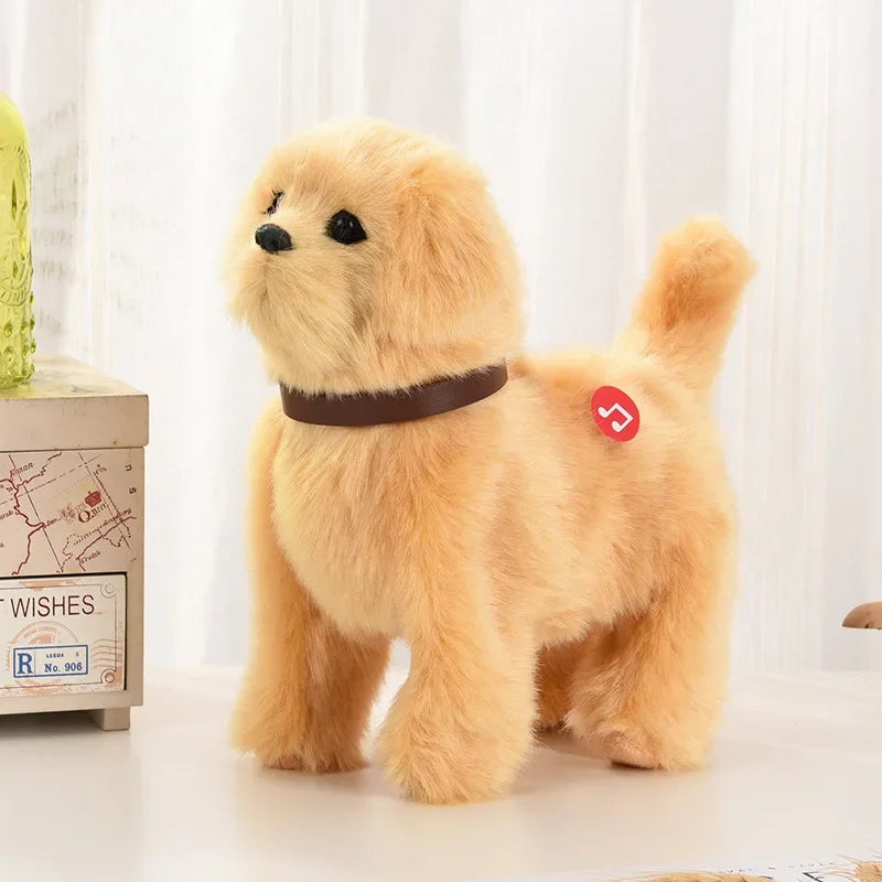 Interactive Walking Plush Dog with Music & Touch Control