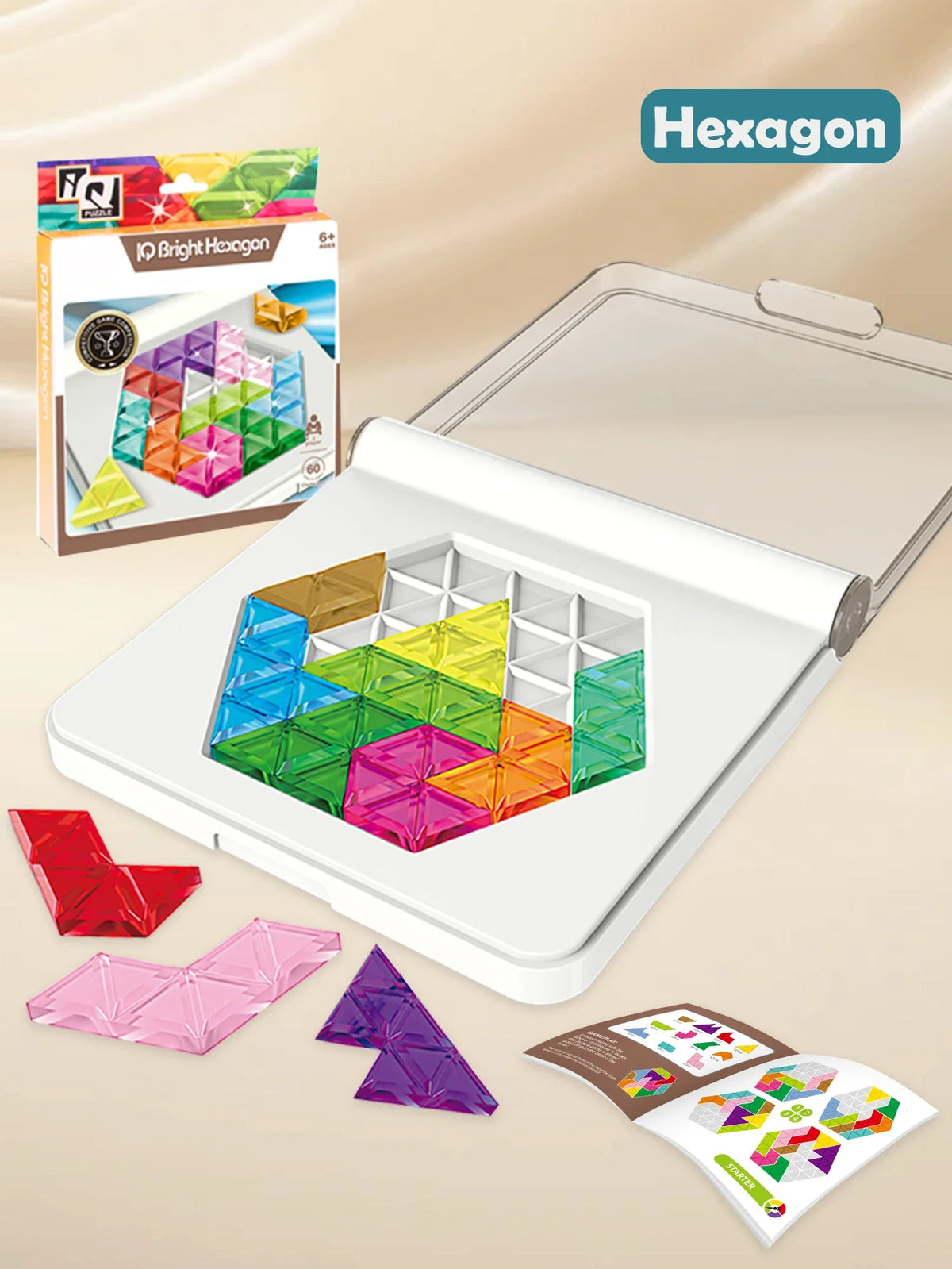 Colorful Logic & Shape Puzzle Tabletop Game