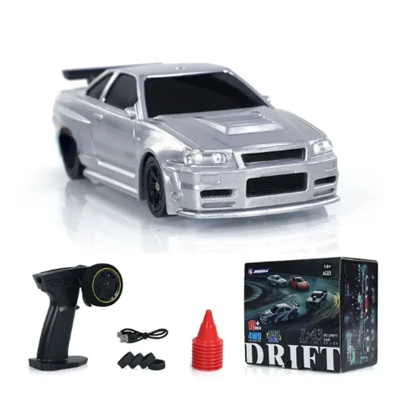 1:43 Scale 2.4GHz 4WD Mini RC Drift Car