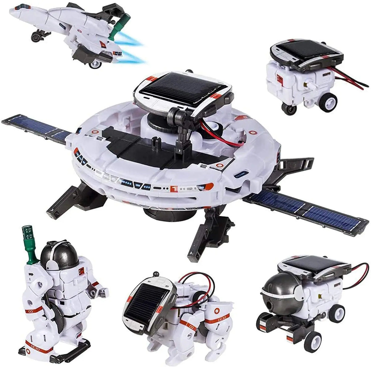 6-in-1 Solar-Powered STEM Robot Kit