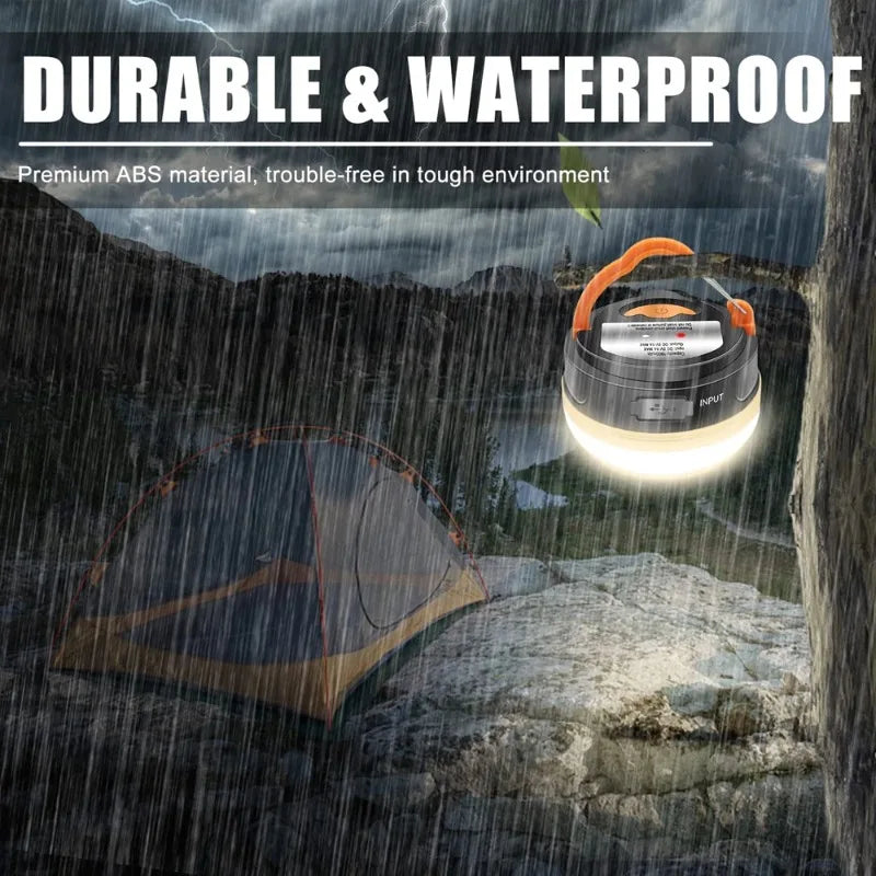 Rechargeable LED Camping Lantern — 1200mAh