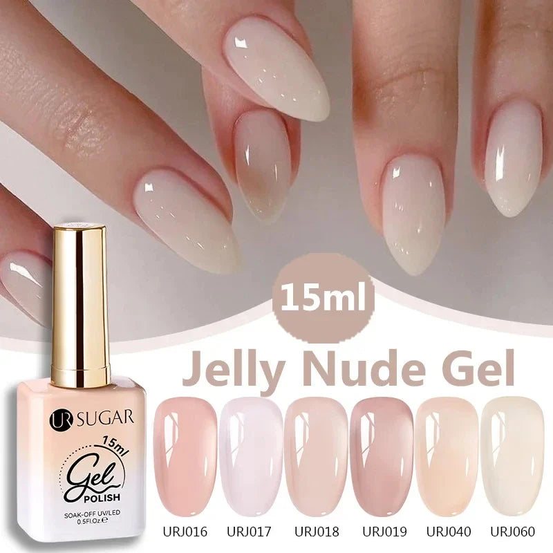UR SUGAR Jelly Gel Nail Polish, 15 mL