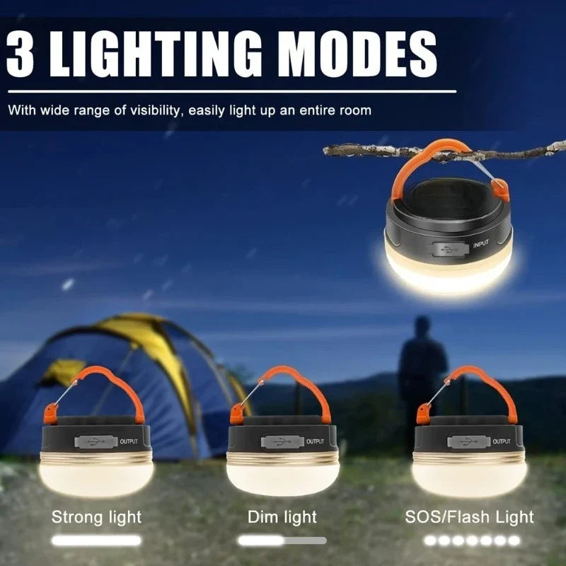 Rechargeable LED Camping Lantern — 1200mAh