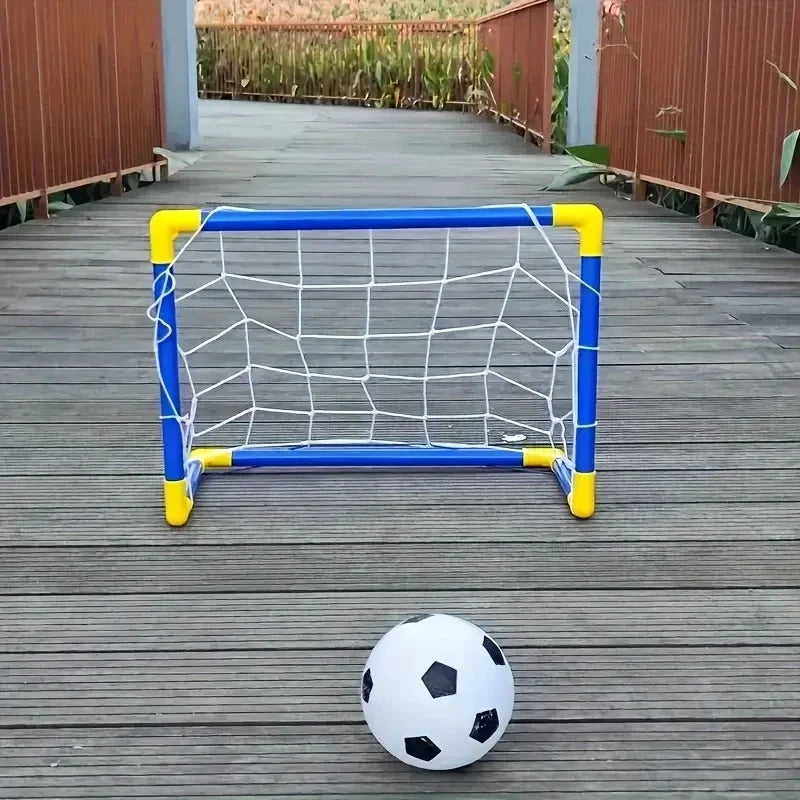 Portable Soccer Goal Set with Ball & Pump