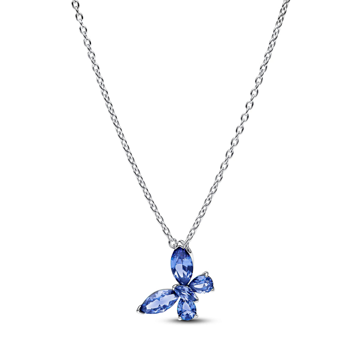 925 Sterling Silver Blue Bow Charm Jewelry