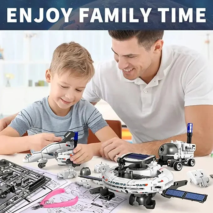 12-in-1 Solar Robot Science Building Kit