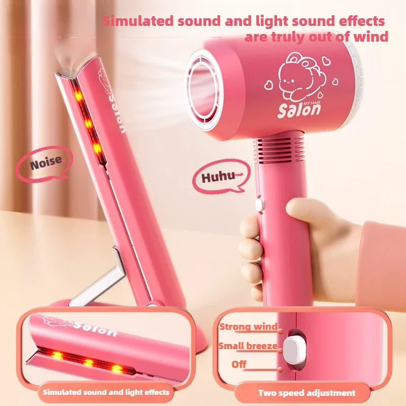 Kids’ Pretend Beauty Salon & Styling Play Set