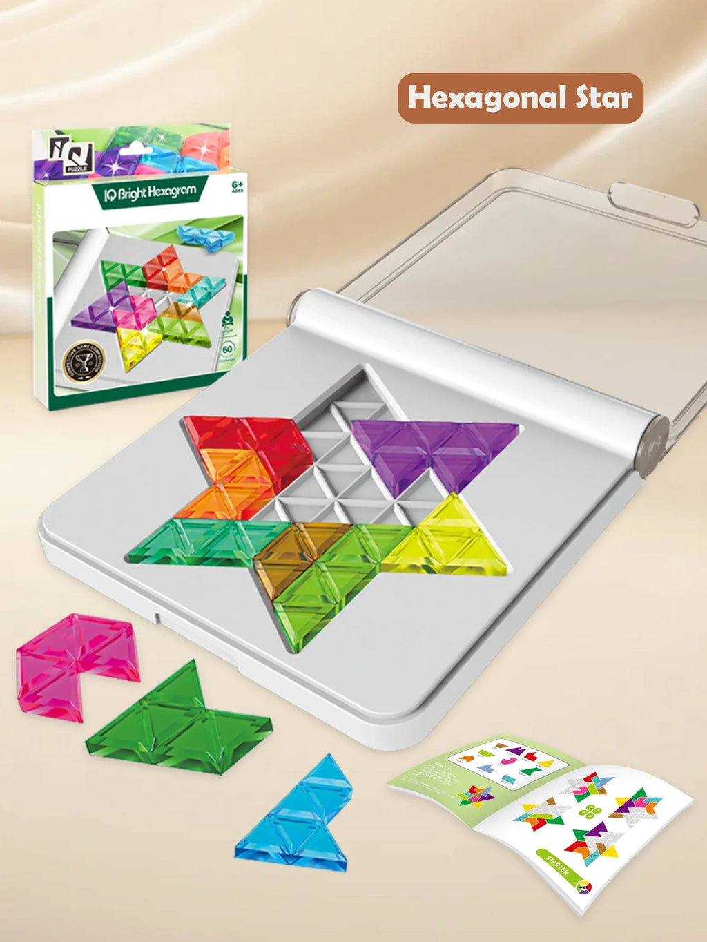 Colorful Logic & Shape Puzzle Tabletop Game