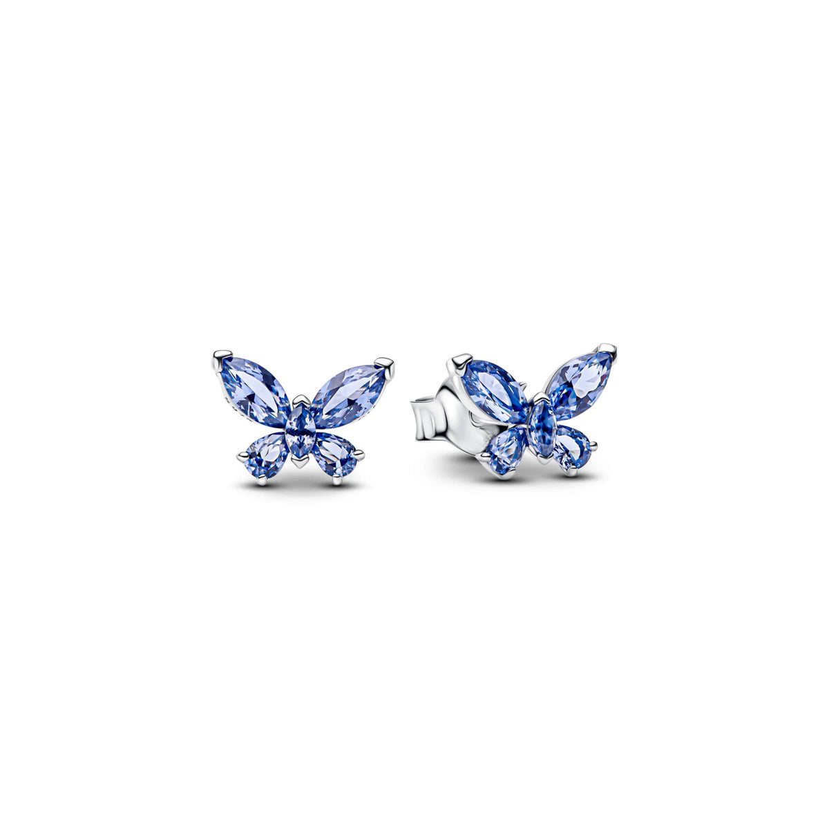 925 Sterling Silver Blue Bow Charm Jewelry