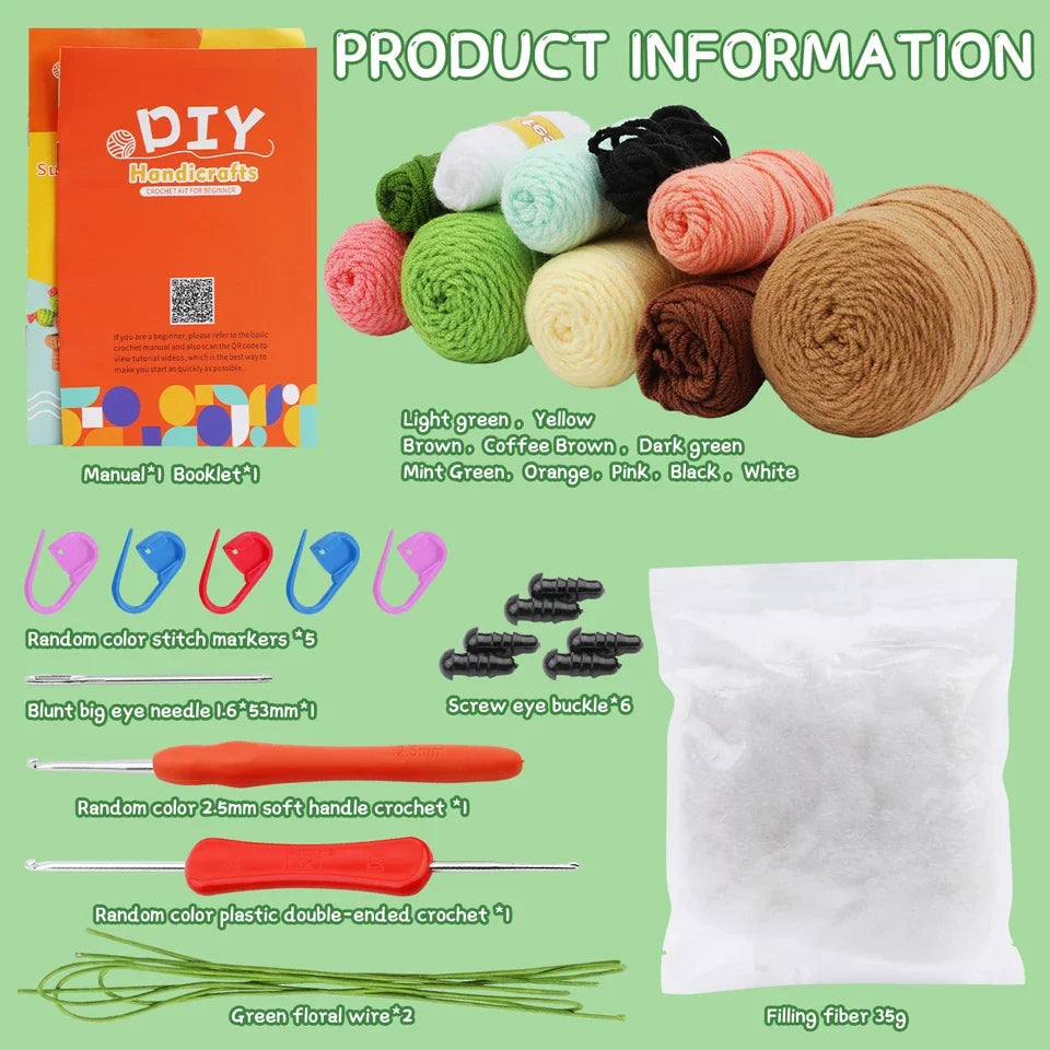 IMZAY Beginner Crochet Material Kit