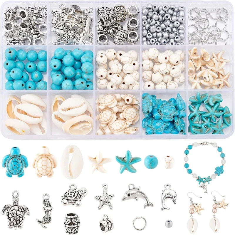 Ocean Summer Clay Bead Friendship Bracelet Kit