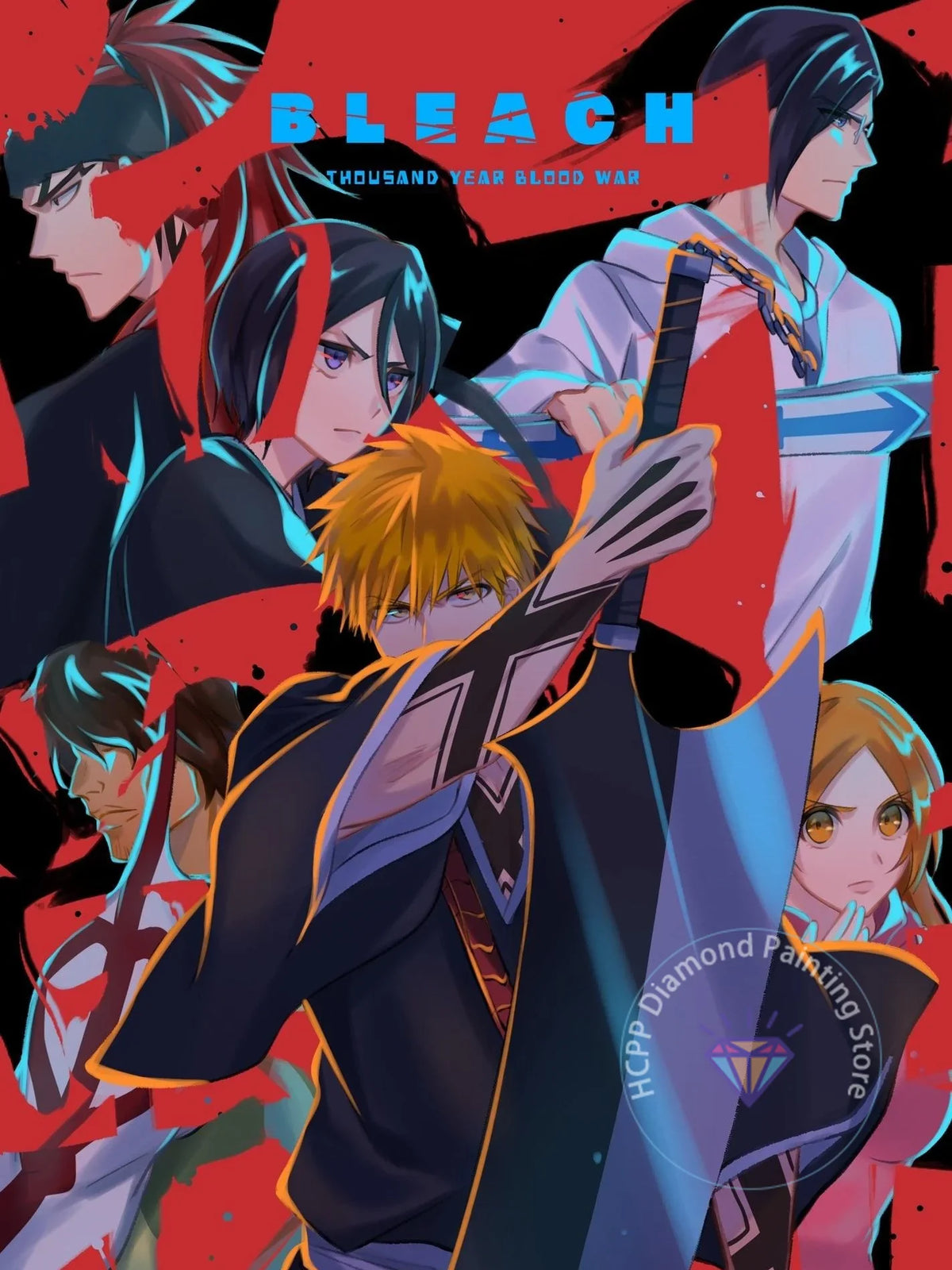Bleach Anime 5D Diamond Painting Kit