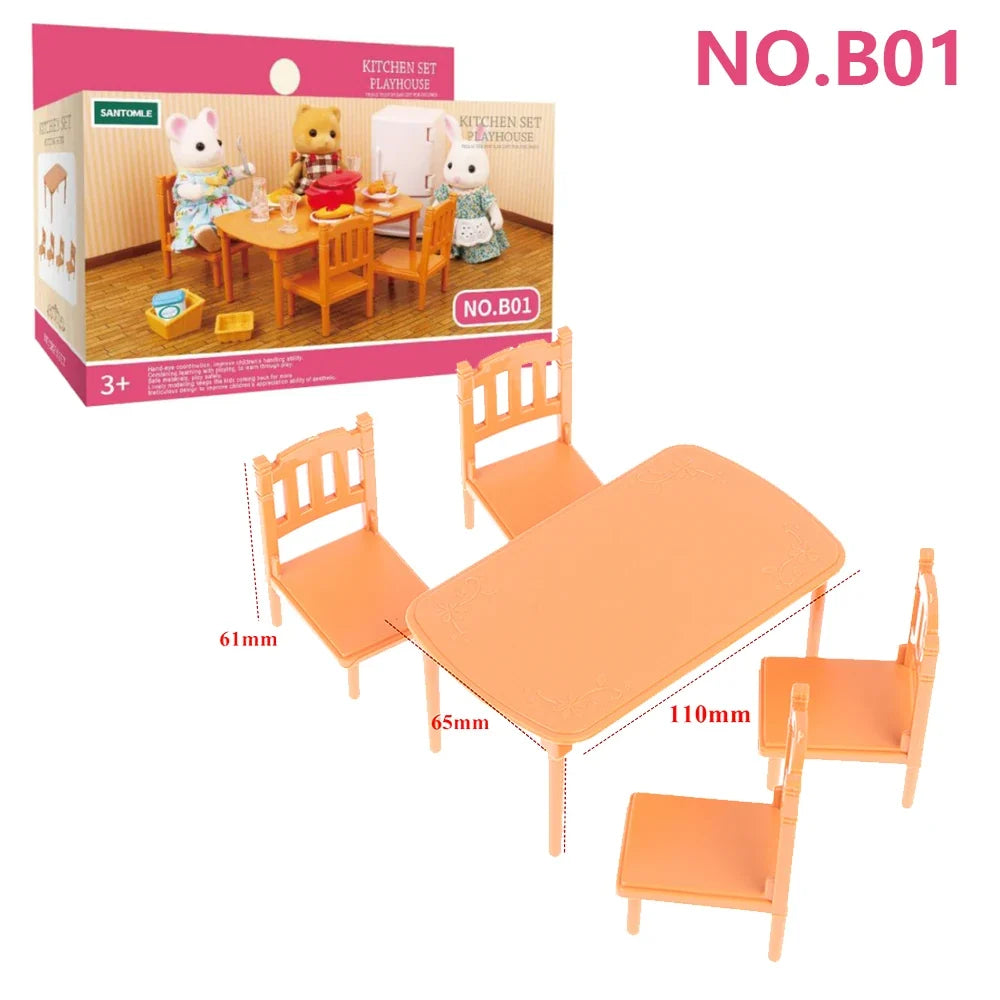 1:12 Miniature Dollhouse Furniture & Accessories