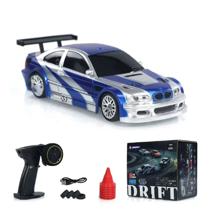 1:43 Scale 2.4GHz 4WD Mini RC Drift Car