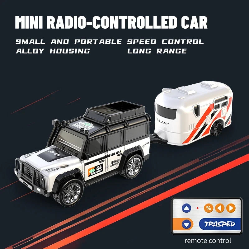 6601 Green 1:64 Mini Alloy RC Car
