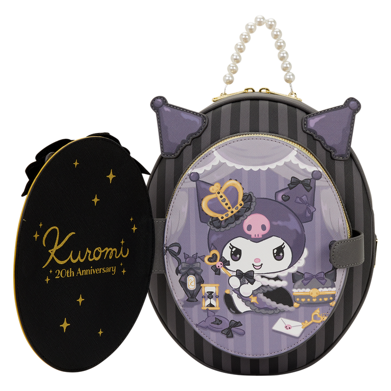Loungefly Sanrio Kuromi 20th Anniversary Cameo Mini Backpack