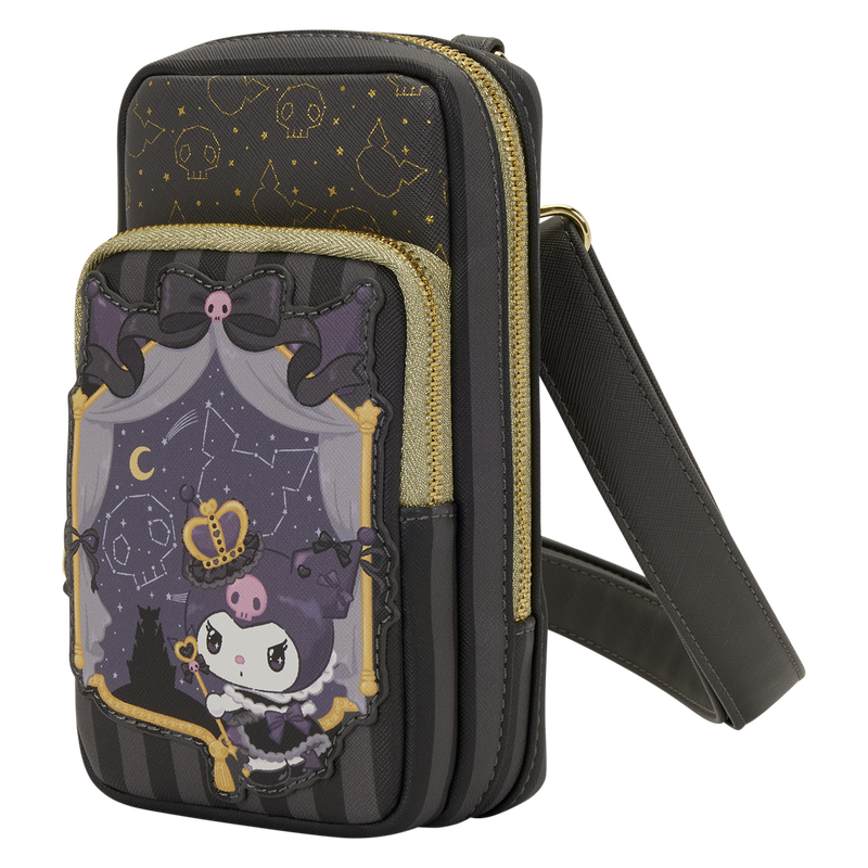 Loungefly Sanrio Kuromi Cell Phone Crossbody Bag