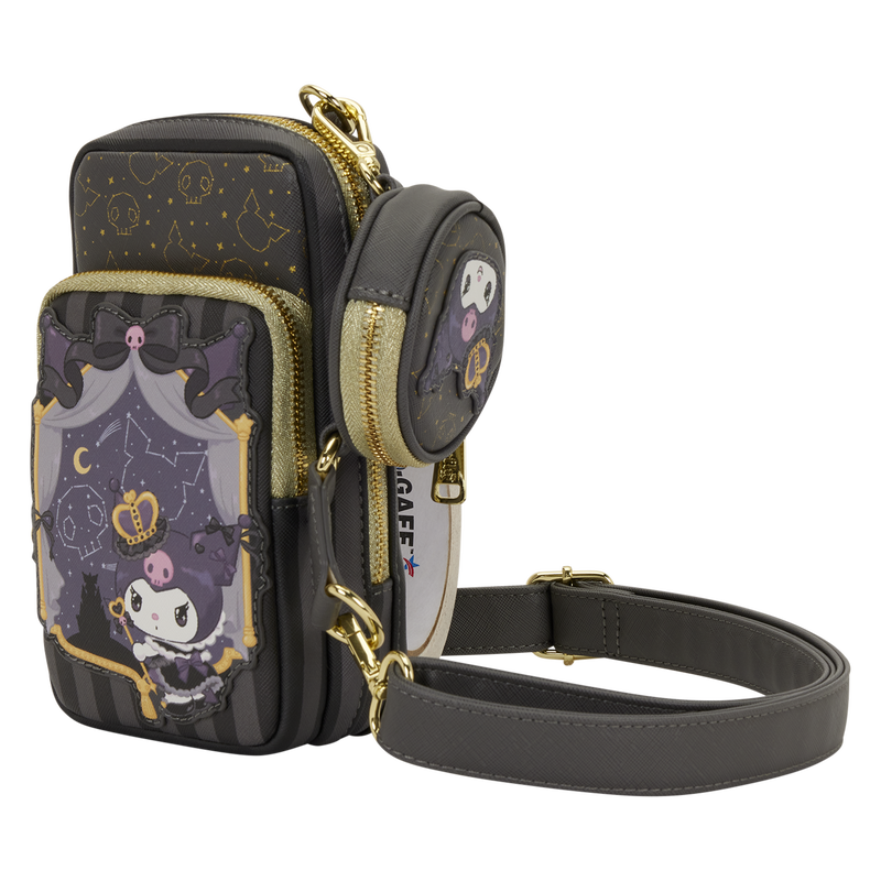 Loungefly Sanrio Kuromi Cell Phone Crossbody Bag