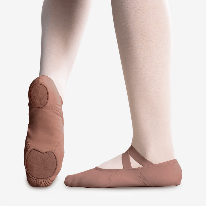 Só Dança Adult Diamond Stretch Canvas Ballet Shoes — Light Pink