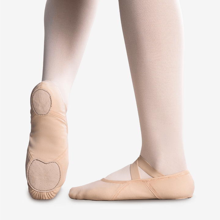 Só Dança Adult Diamond Stretch Canvas Ballet Shoes — Light Pink