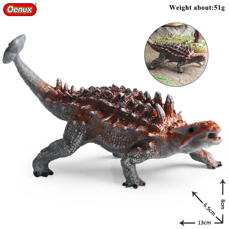 Oenux Jurassic Dinosaur Action Figure Set – 5 Pieces