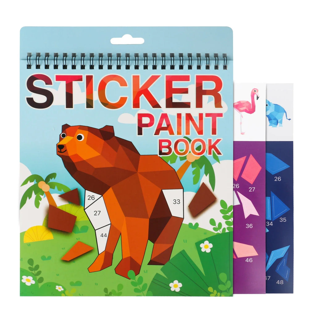 Sticker-by-Number Craft Book for Kids