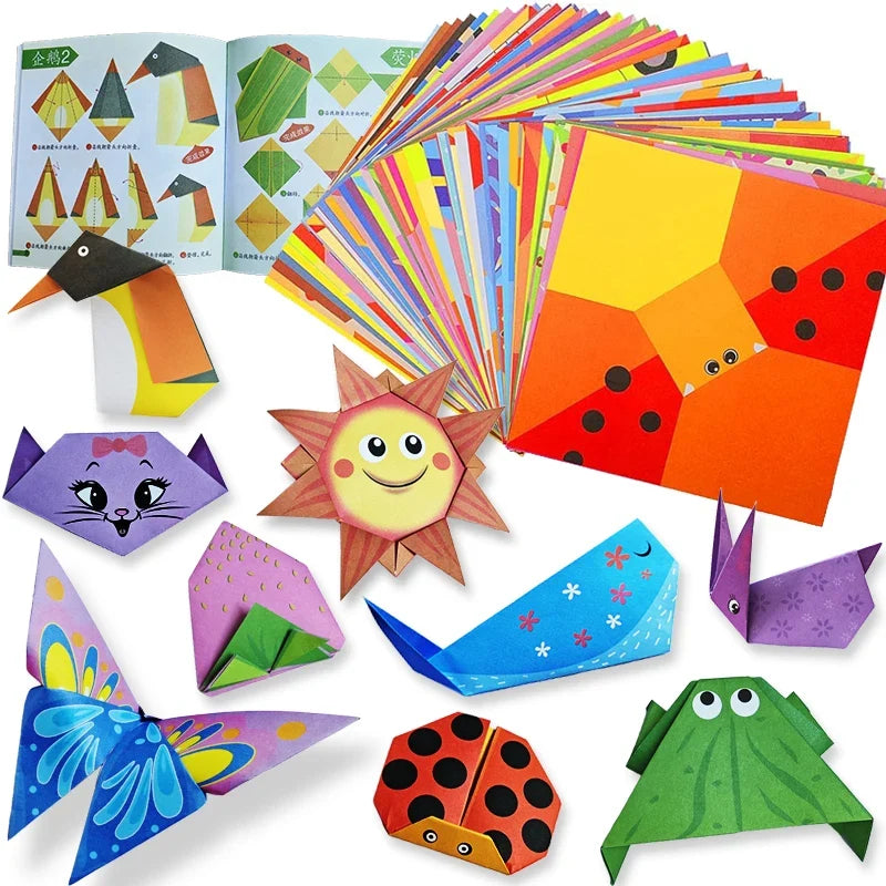 Kids’ Origami Paper Craft Kit, 30/96 Sheets