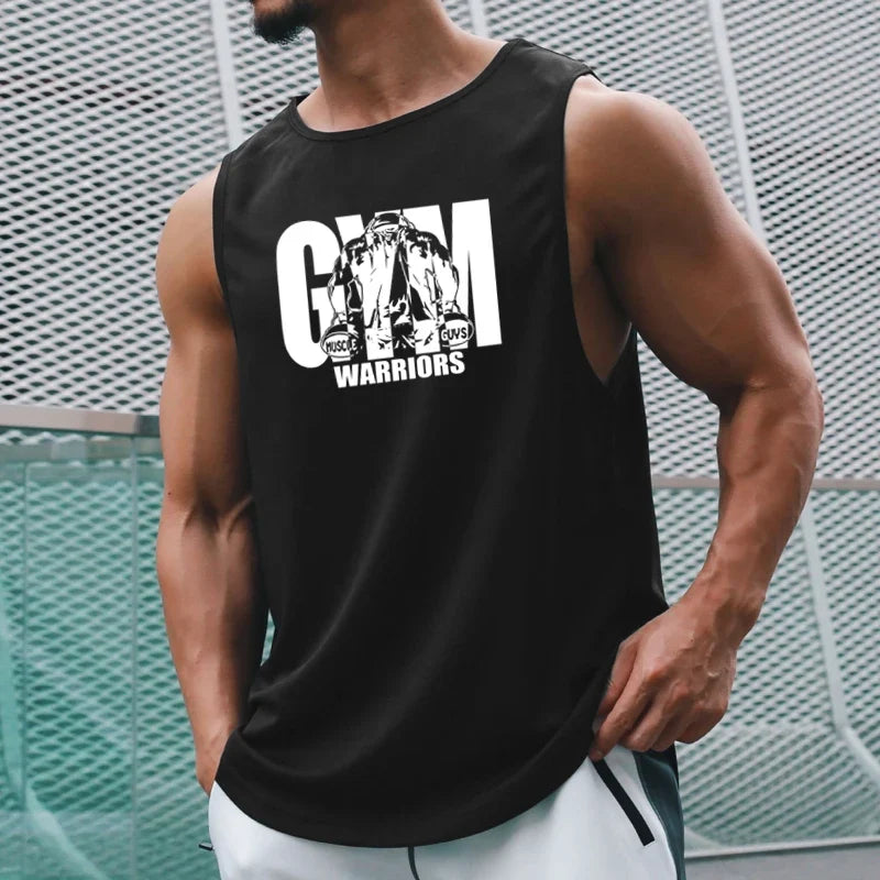 Men's Quick-Dry Mesh Athletic Tank Top