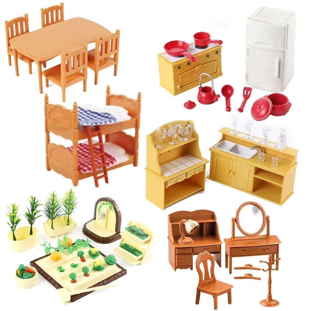 1:12 Miniature Dollhouse Furniture & Accessories