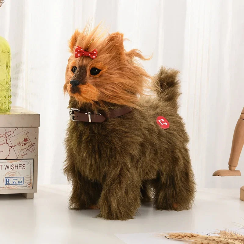 Interactive Walking Plush Dog with Music & Touch Control