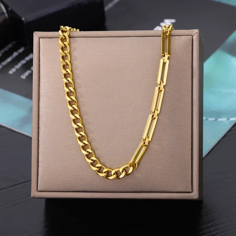 316L Stainless Steel Layered Heart Necklace
