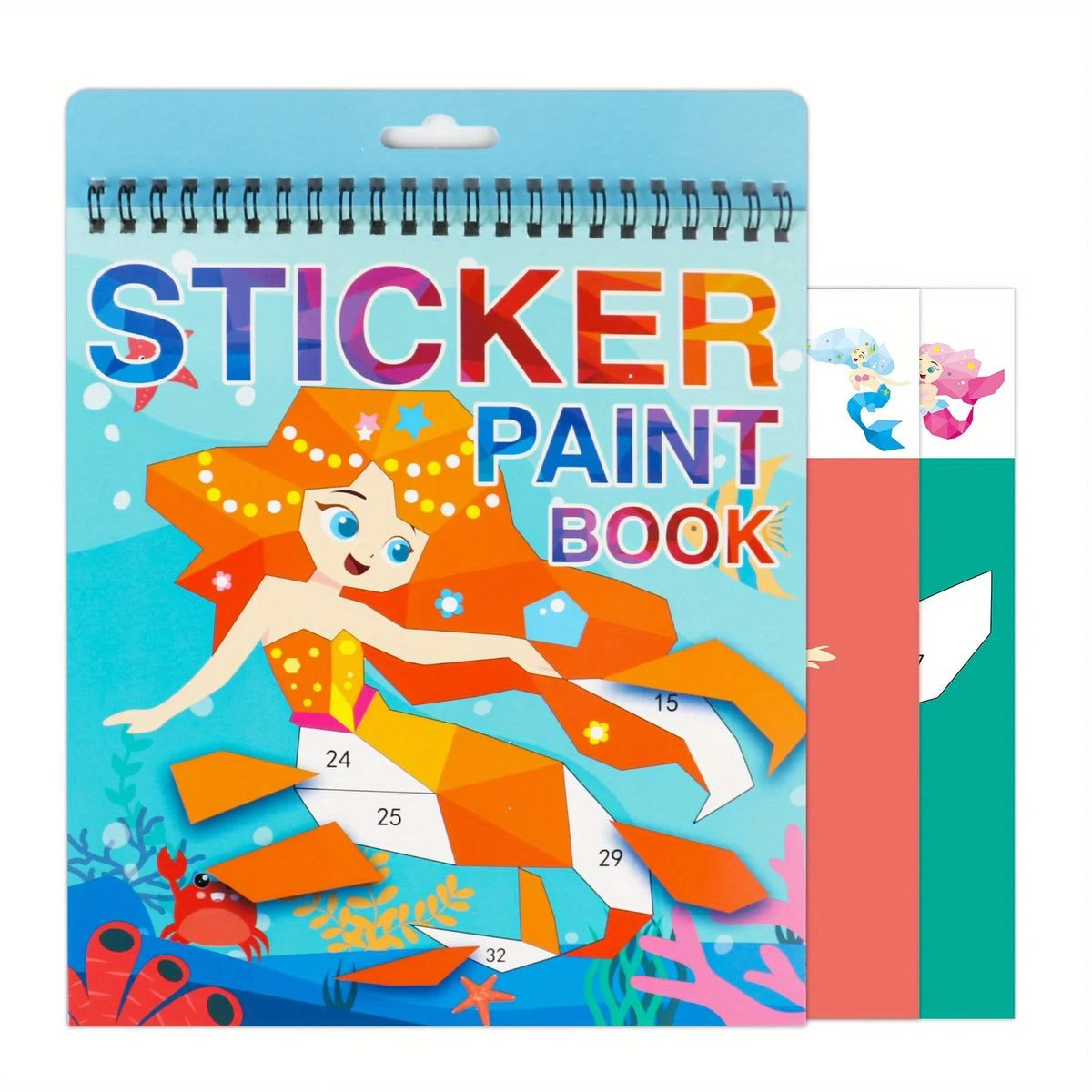 Sticker-by-Number Craft Book for Kids
