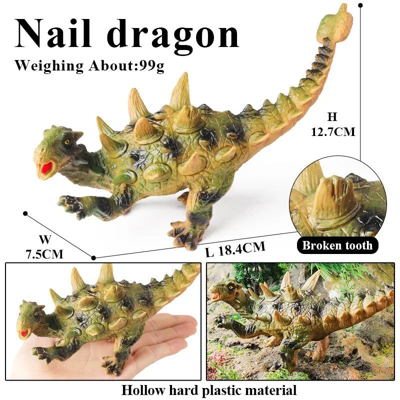 Oenux Jurassic Dinosaur Action Figure Set – 5 Pieces