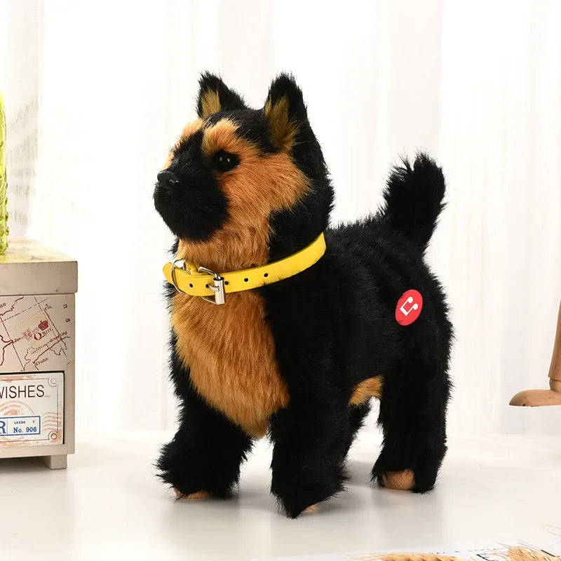 Interactive Walking Plush Dog with Music & Touch Control