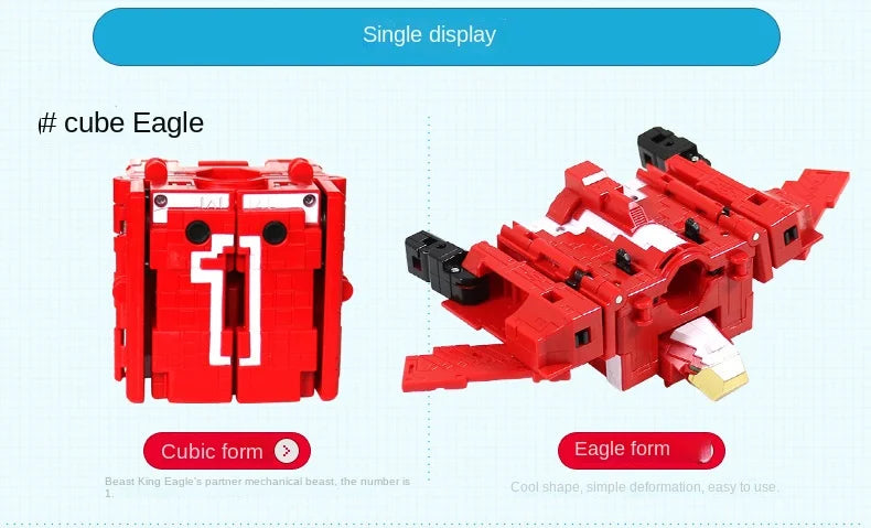 Math Cube Transforming STEM Building Toy