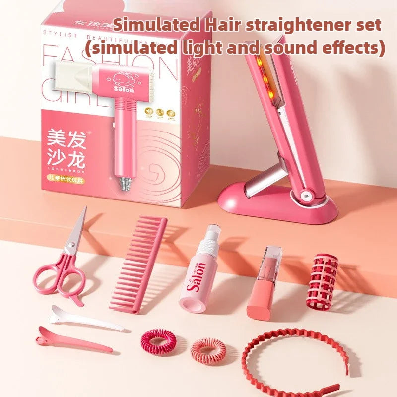 Kids’ Pretend Beauty Salon & Styling Play Set