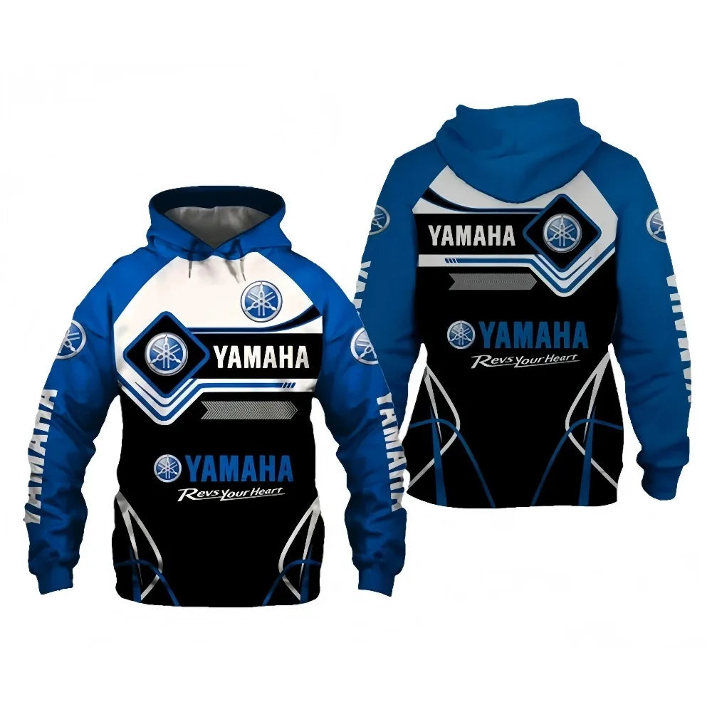 Men's Yamaha Motorcycle Graphic Hoodie