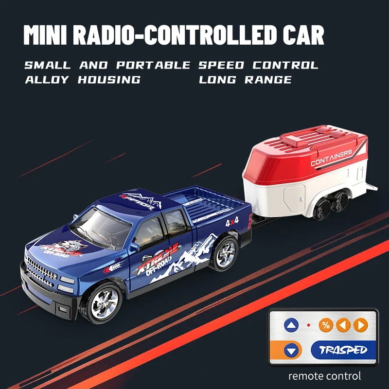6601 Green 1:64 Mini Alloy RC Car