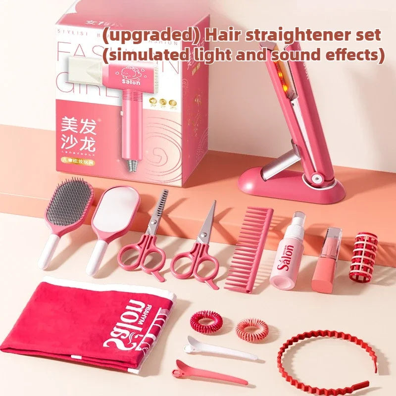 Kids’ Pretend Beauty Salon & Styling Play Set