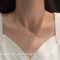 925 Sterling Silver Vintage Key Pendant Necklace