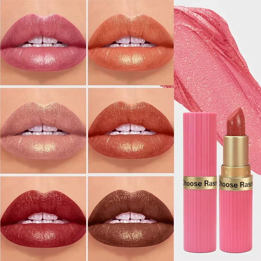 Pearlescent Glitter Lipstick