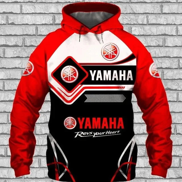 Men's Yamaha Motorcycle Graphic Hoodie