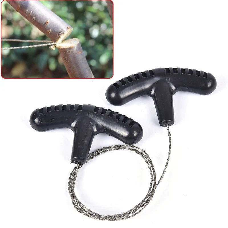 Portable Steel Wire Saw for Camping & Hiking
