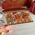 Gingerbread Man Christmas Doormat | Multiple Sizes