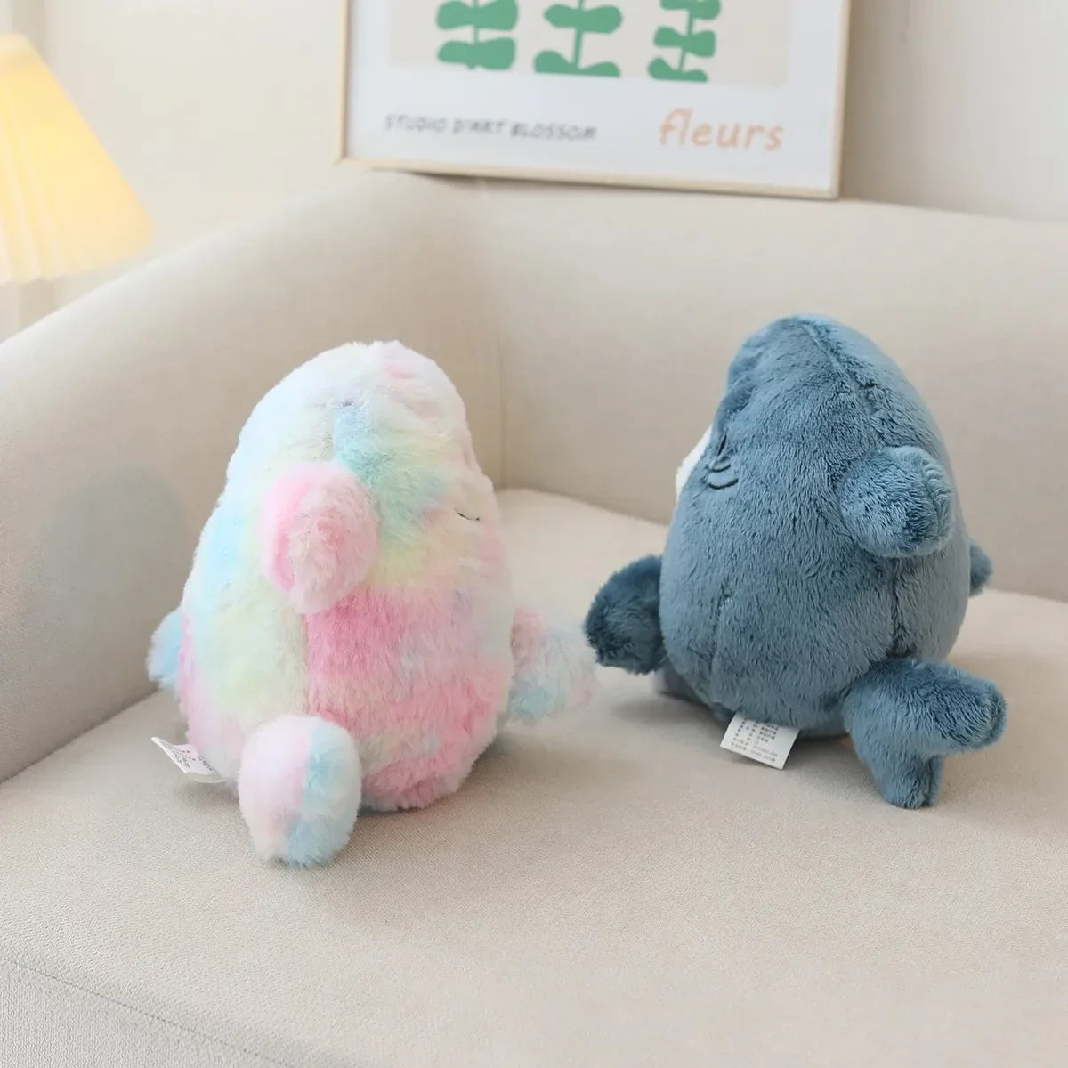 Kawaii Shark-Cat Plush Toy
