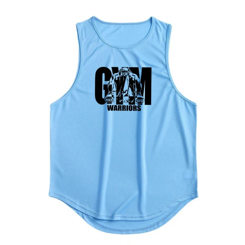 Men's Quick-Dry Mesh Athletic Tank Top