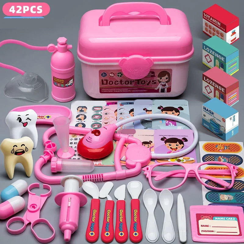 Kids’ Doctor Pretend Play Kit with Medical Accessories