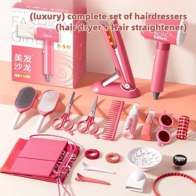 Kids’ Pretend Beauty Salon & Styling Play Set
