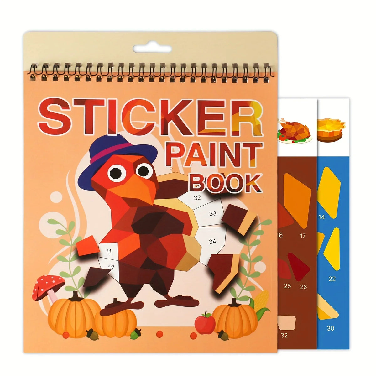 Sticker-by-Number Craft Book for Kids