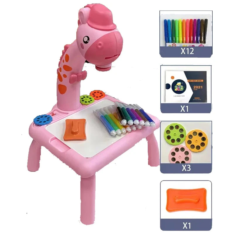 Kids’ LED Projector Drawing Table